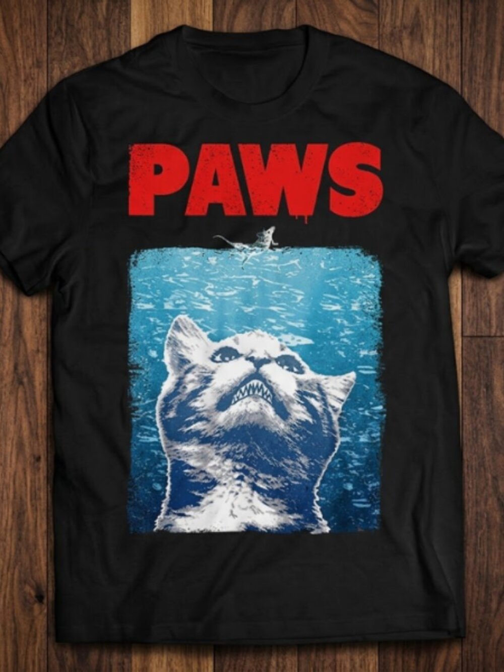 Funny Cat Jaws Paws Kitten Kitty Pet T-Shirt
